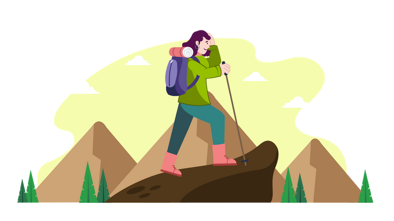 International Mountain Day  일러스트레이션