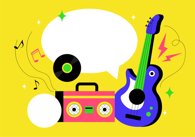 International Music Day  Illustration