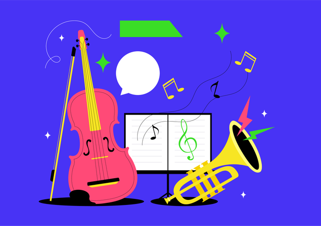 International Music Day  Illustration