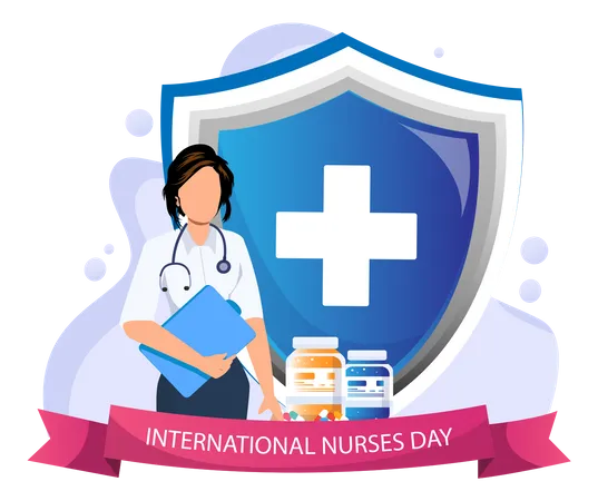 International Nurse Day  Illustration