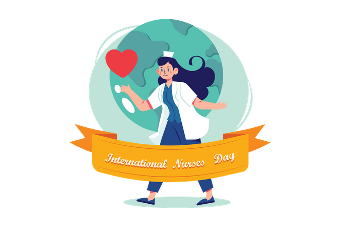 International Nurse Day  Illustration