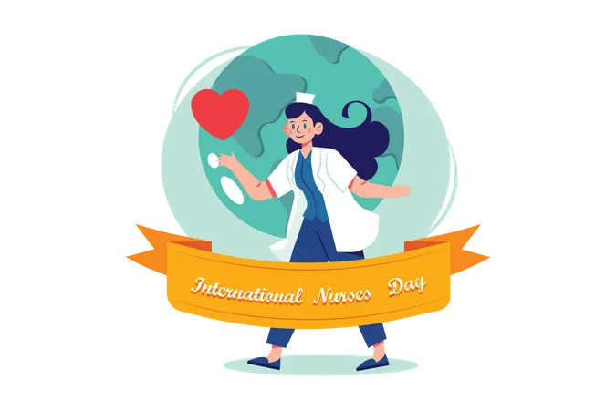 International Nurse Day  Illustration