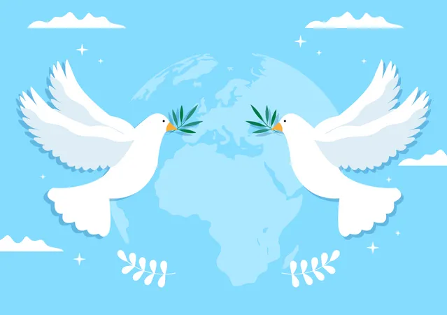 International Peace Illustration