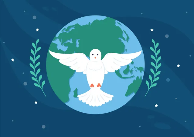 International Peace Day  Illustration