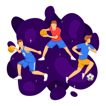 International Sports day  Illustration