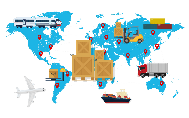 International Trade  일러스트레이션