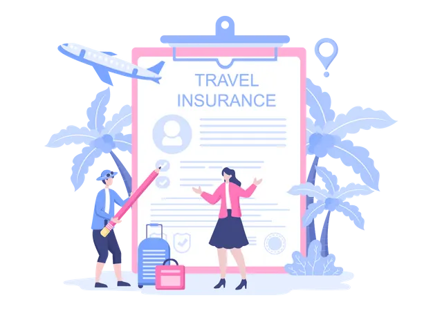 International Travel Insurance  Illustration