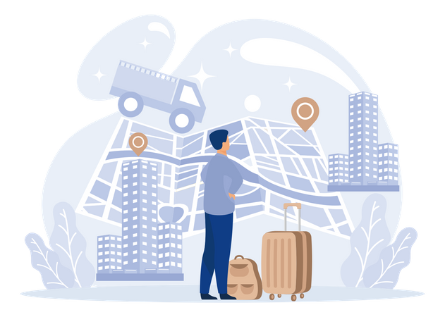 International traveling  イラスト