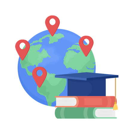 International universities  イラスト