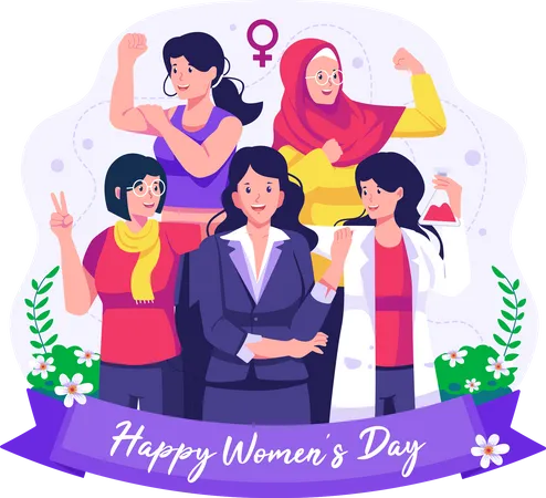International Women's Day  Illustration