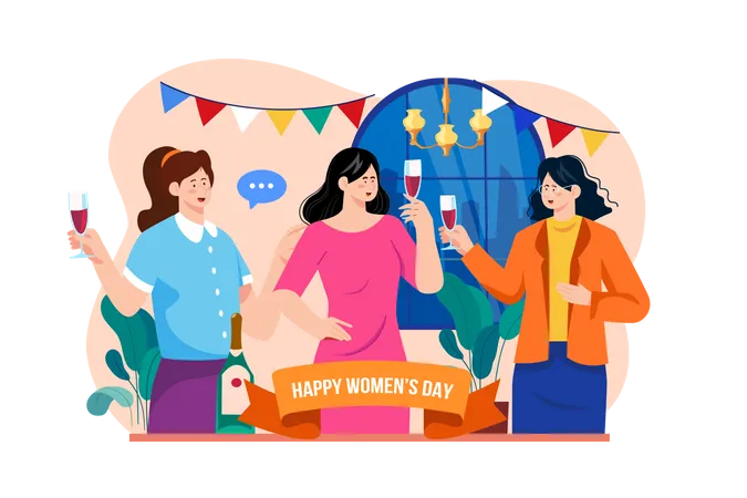 International Women's Day  Illustration