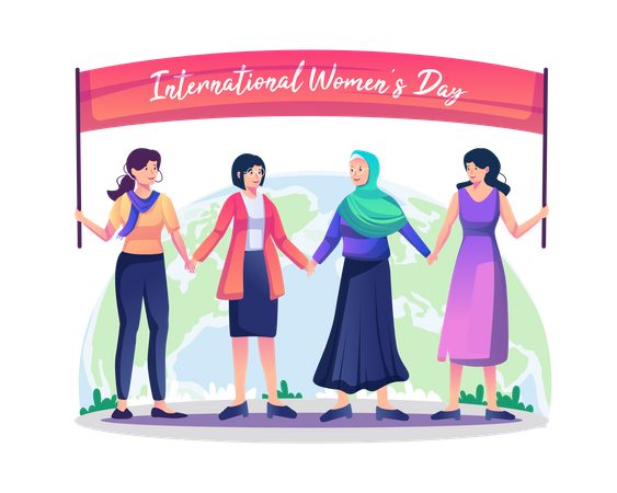 International Women's Day  Illustration