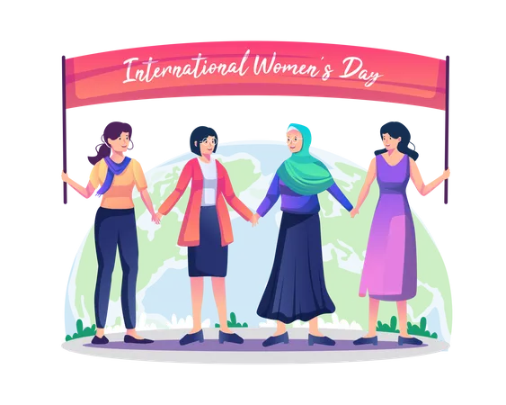 International Women's Day  Illustration