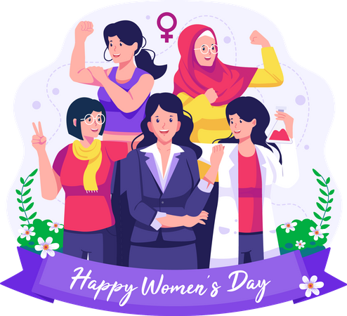 International Women's Day  Illustration