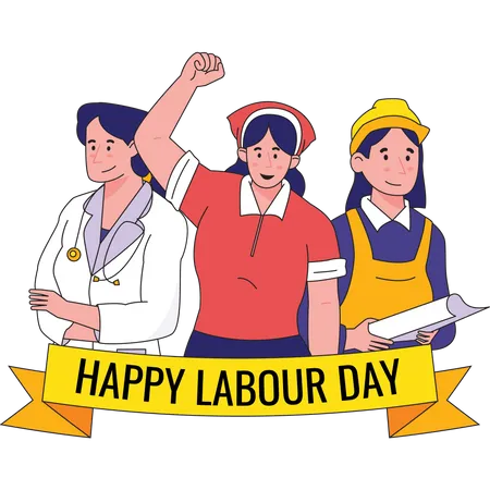 International Worker Day  Illustration