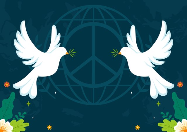 Internationaler Tag des Friedens  Illustration