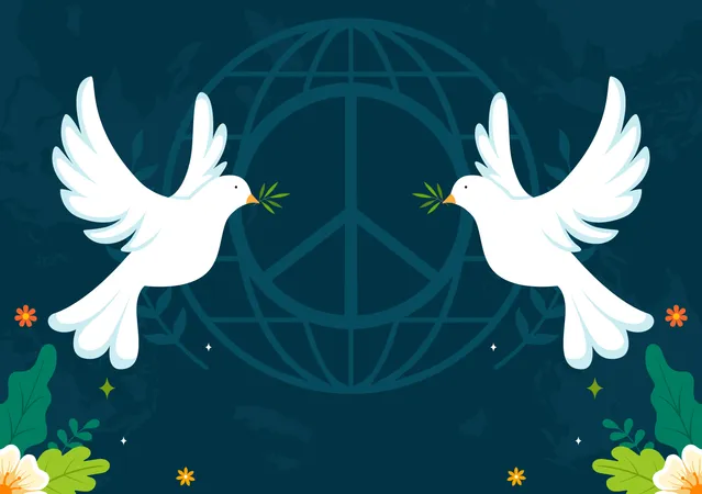 Internationaler Tag des Friedens  Illustration