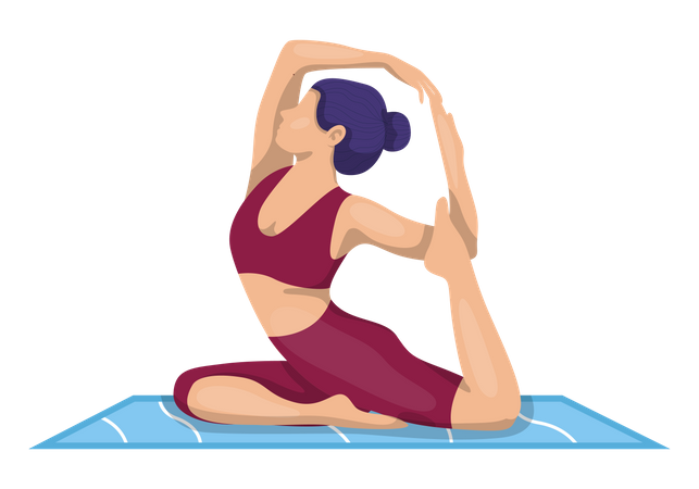 Internationaler Yoga-Tag  Illustration