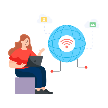 Internet Network  Illustration