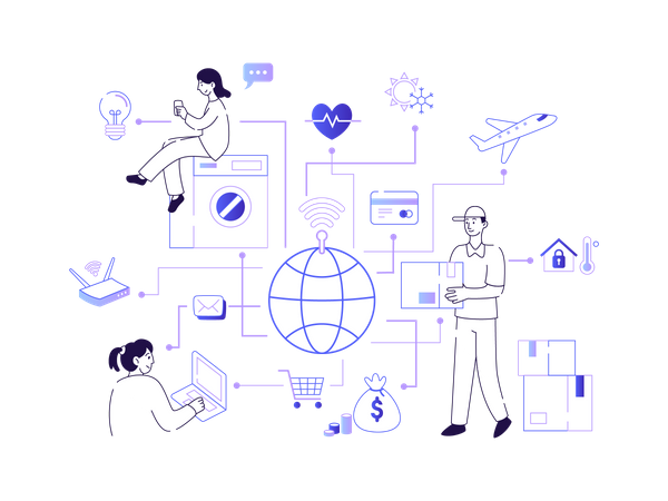 Internet Of Things  Illustration