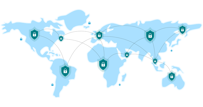 Internet security  일러스트레이션