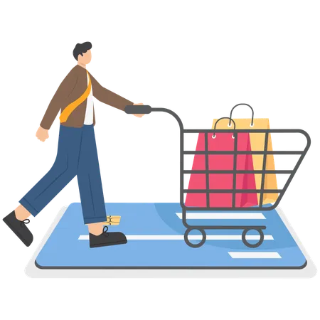 Internet shopping  Illustration