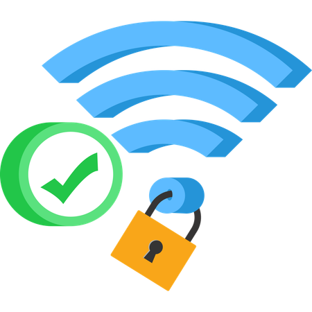 Internet sicherheit  Illustration