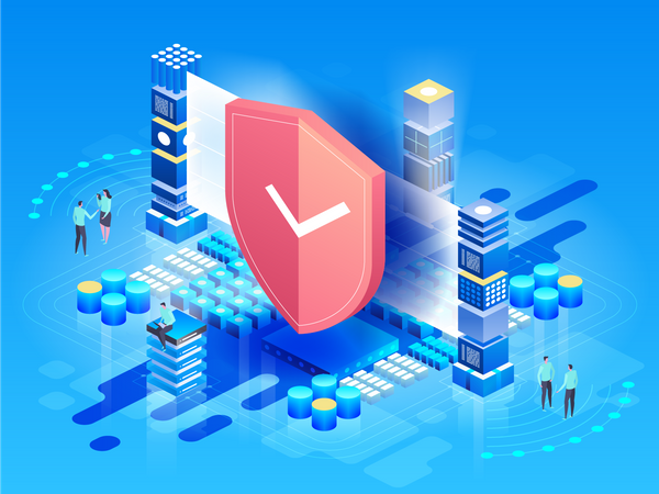 Internet sicherheit  Illustration