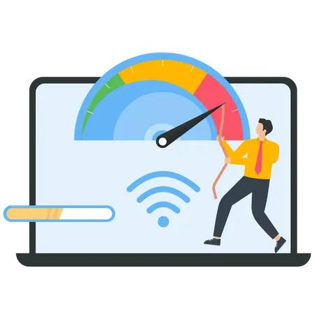 Internet Speed  Illustration