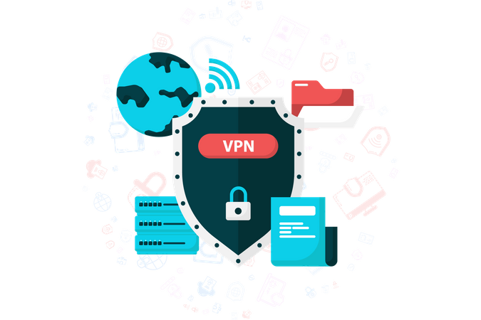 Internet Vpn Security Guarantee  Illustration