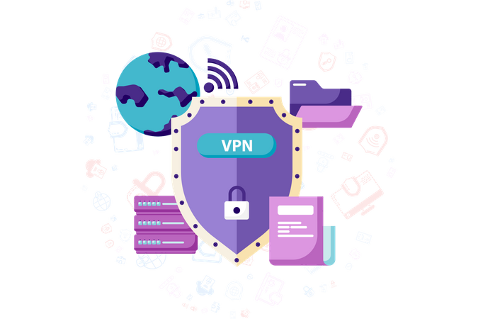 Internet Vpn Security Guarantee  Illustration