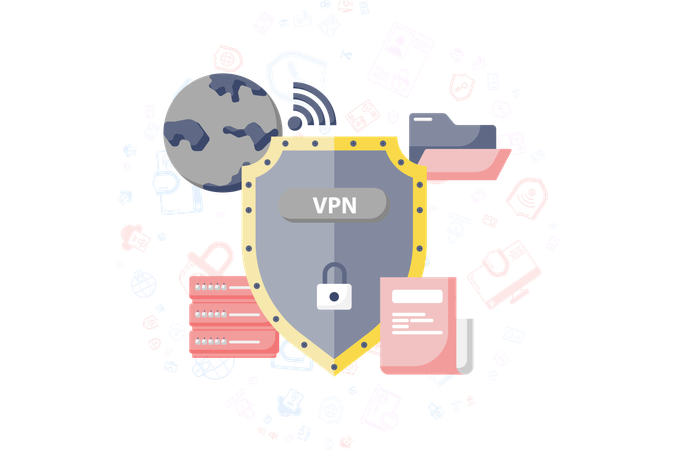 Internet Vpn Security Guarantee  Illustration