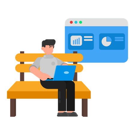 Internetanwendung  Illustration