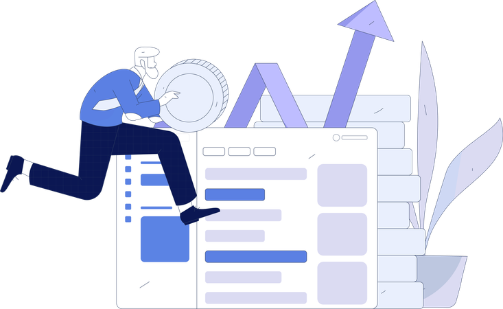 Interpretação financeira  Ilustração