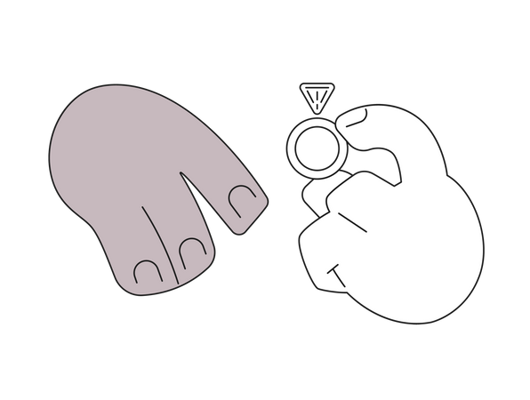 Interracial marriage  イラスト
