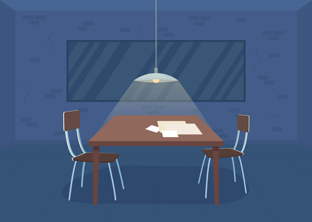 Interrogation room  Illustration