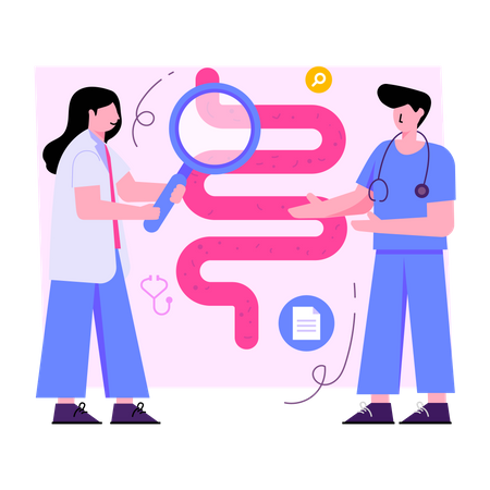 Intestinal Research  Illustration