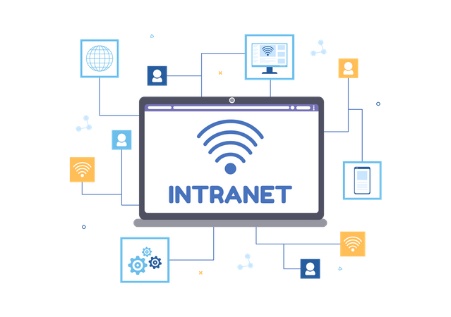 Intranet  Illustration