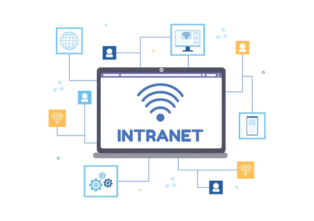 Intranet  Illustration