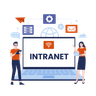 illustrations for intranet
