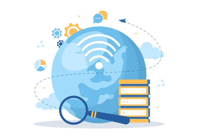 Intranet Internet Network  Illustration