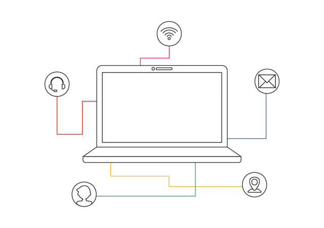 Intranet Technology  Illustration