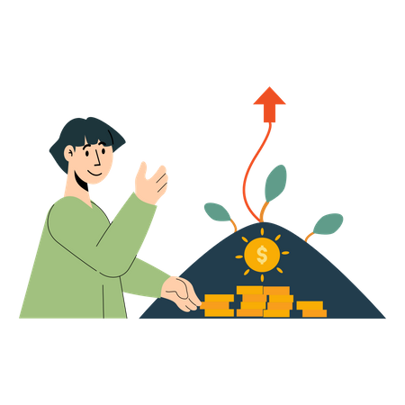 Inversión creciente  Ilustración