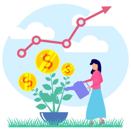 Inversión creciente  Ilustración