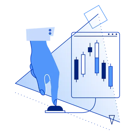 Inversión en acciones  Ilustración