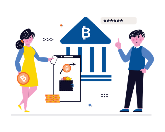Inversión en criptomonedas  Illustration