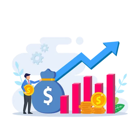 Beneficio de inversión financiera  Ilustración