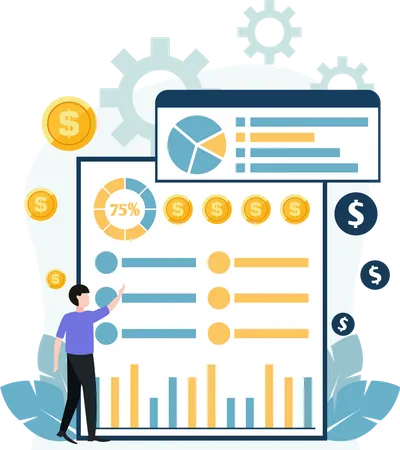 Inversión de las empresas  Ilustración