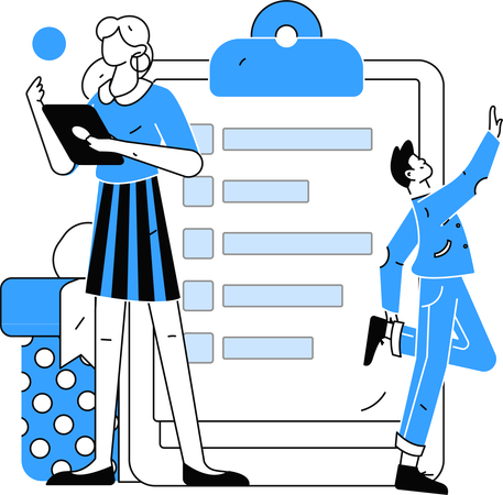 Investigación de clientes  Illustration