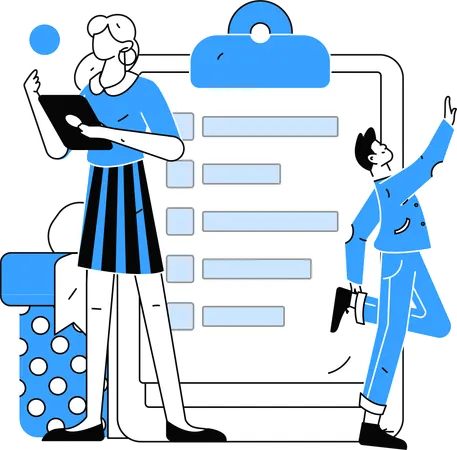 Investigación de clientes  Illustration